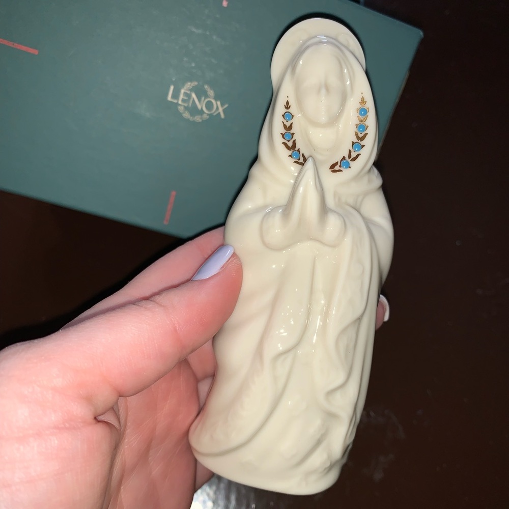 Lenox China Jewels Nativity Porcelain Mary
